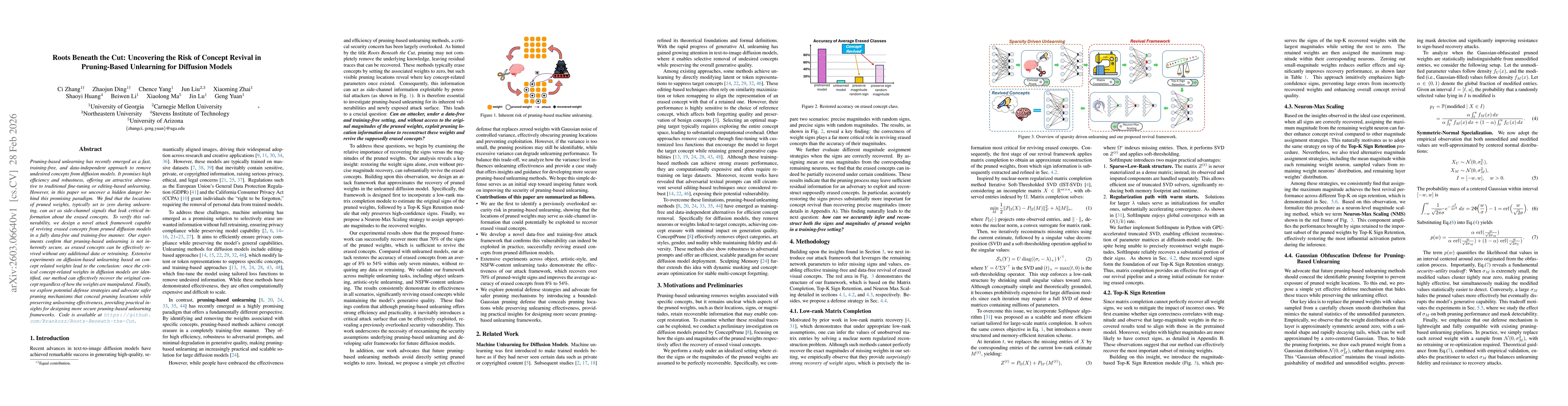 Thumbnail for Roots Beneath the Cut: Uncovering the Risk of Concept Revival in Pruning-Based Unlearning for Diffusion Models