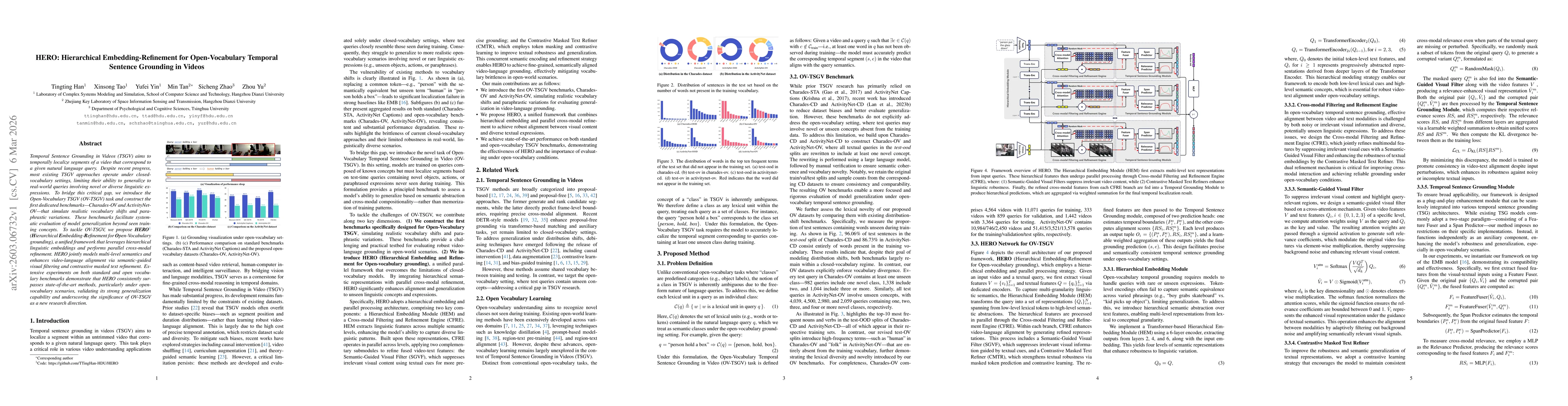 Thumbnail for HERO: Hierarchical Embedding-Refinement for Open-Vocabulary Temporal Sentence Grounding in Videos