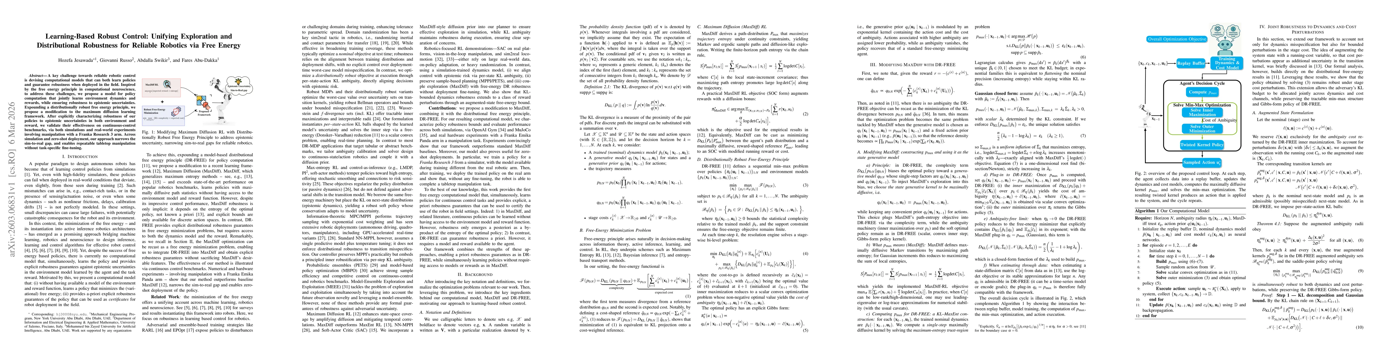 Thumbnail for Learning-Based Robust Control: Unifying Exploration and Distributional Robustness for Reliable Robotics via Free Energy