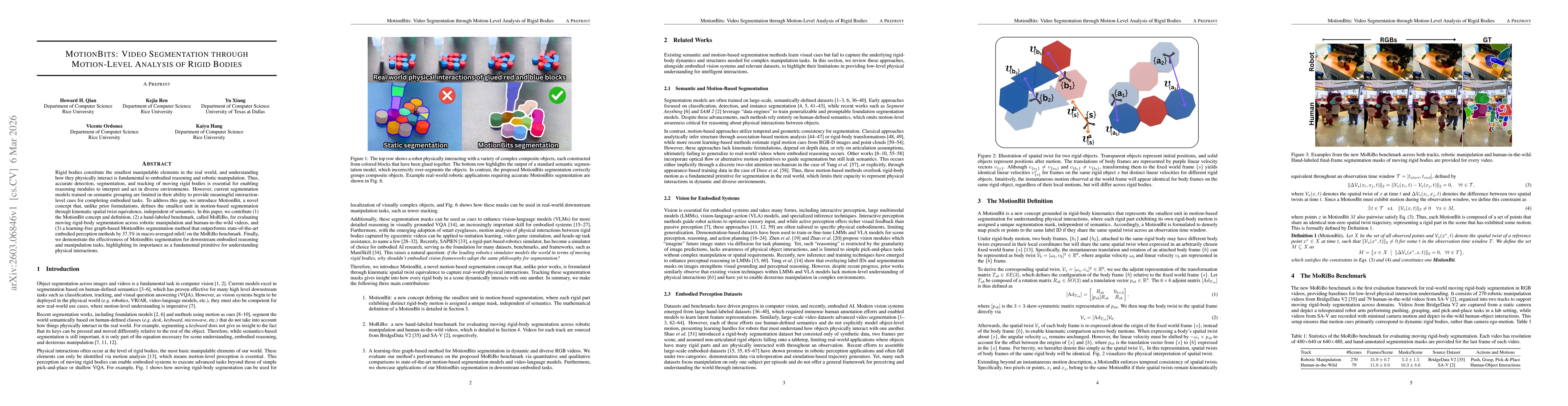 Thumbnail for MotionBits: Video Segmentation through Motion-Level Analysis of Rigid Bodies