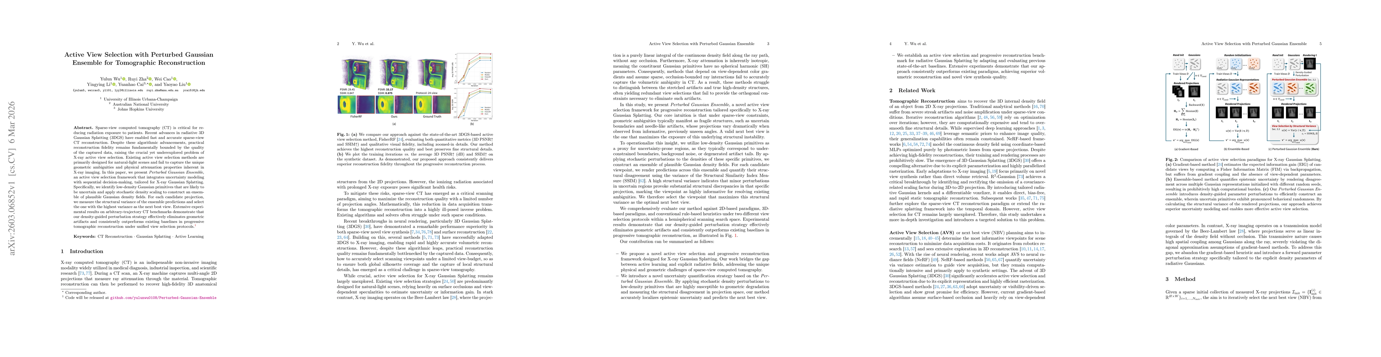 Thumbnail for Active View Selection with Perturbed Gaussian Ensemble for Tomographic Reconstruction