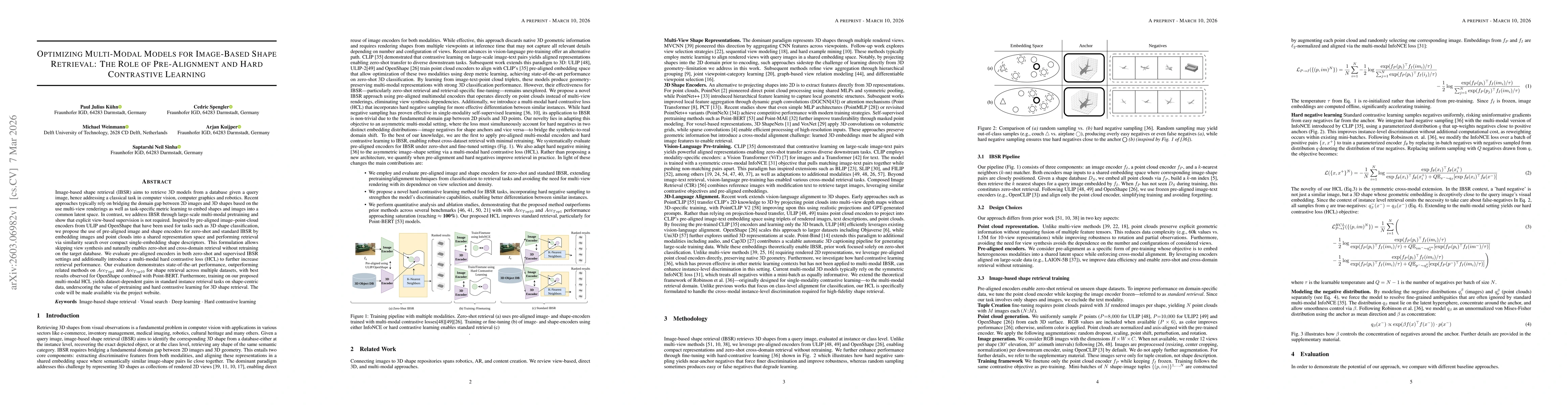 Thumbnail for Optimizing Multi-Modal Models for Image-Based Shape Retrieval: The Role of Pre-Alignment and Hard Contrastive Learning