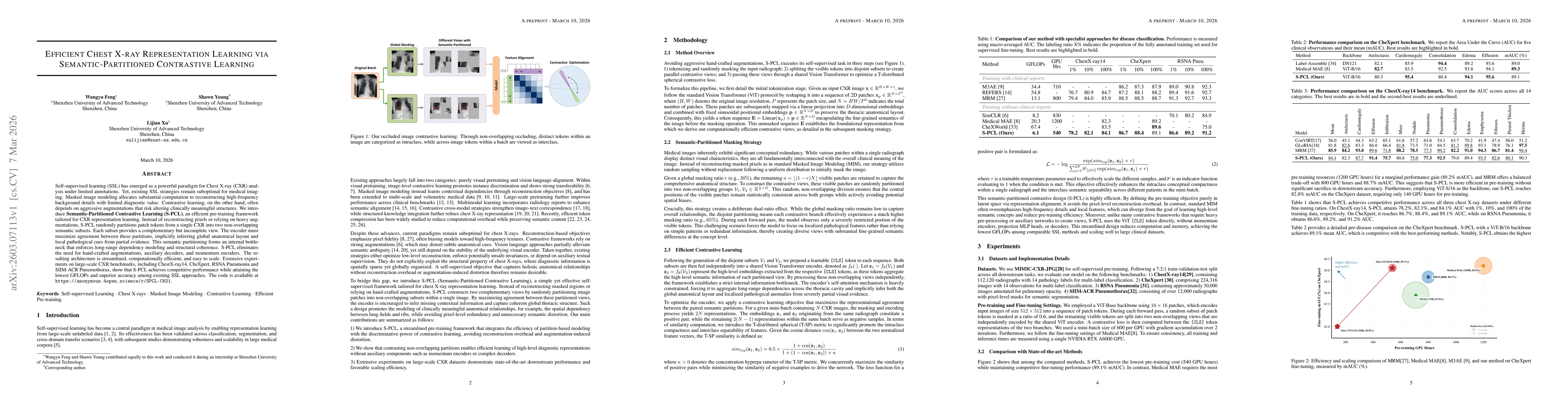 Thumbnail for Efficient Chest X-ray Representation Learning via Semantic-Partitioned Contrastive Learning