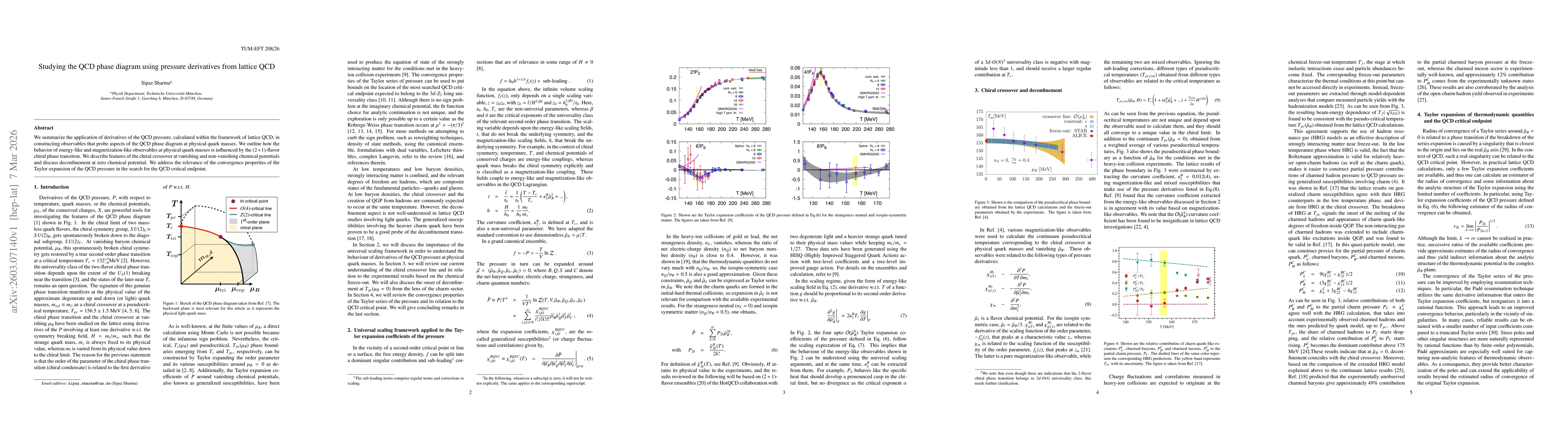 Thumbnail for Studying the QCD phase diagram using pressure derivatives from lattice QCD