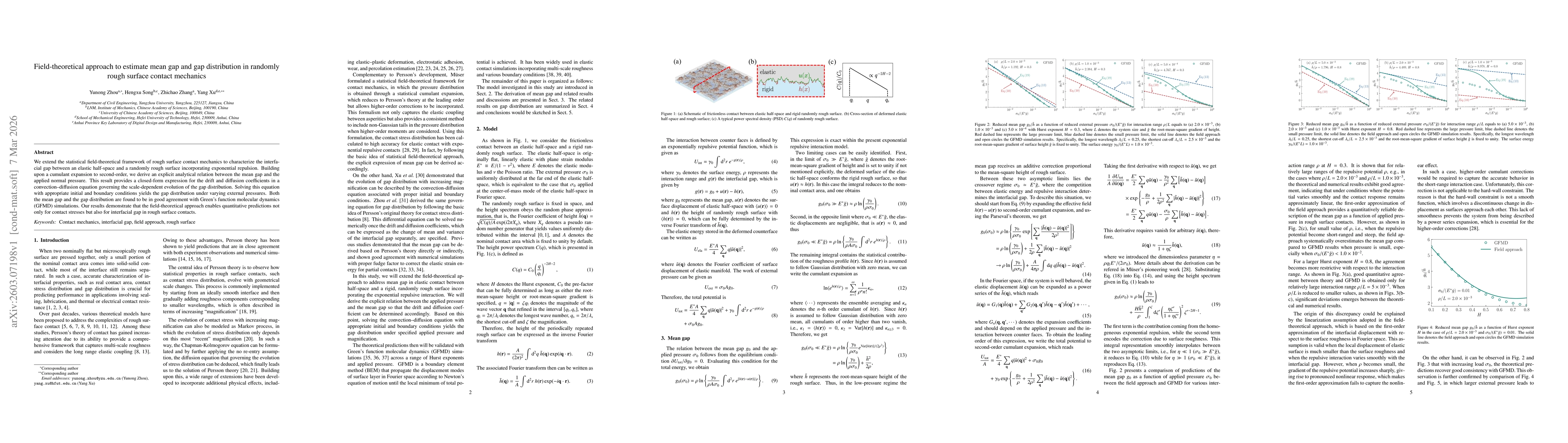 Thumbnail for Field-theoretical approach to estimate mean gap and gap distribution in randomly rough surface contact mechanics