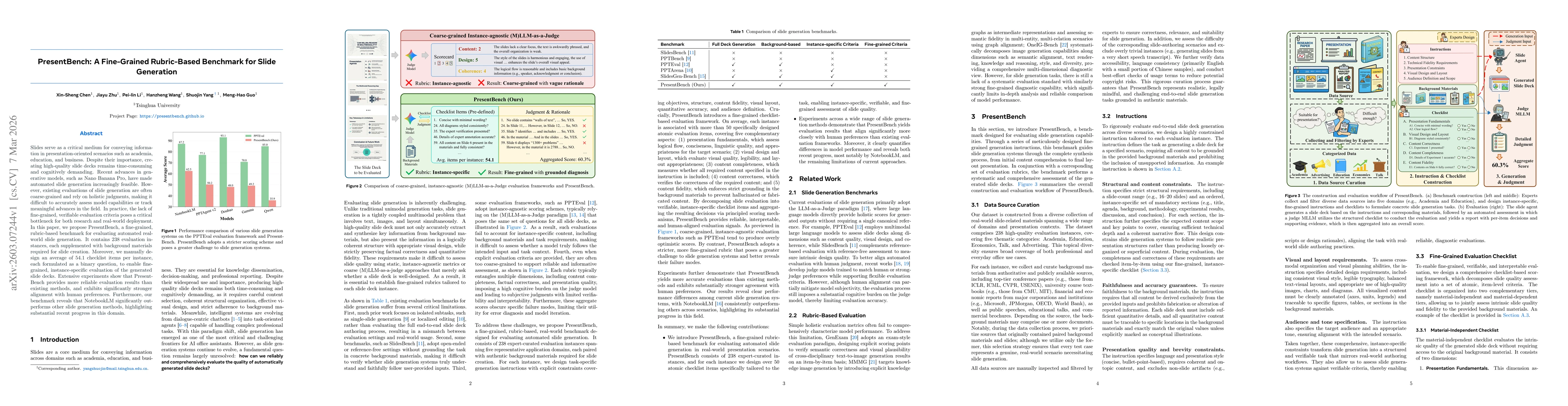 Thumbnail for PresentBench: A Fine-Grained Rubric-Based Benchmark for Slide Generation