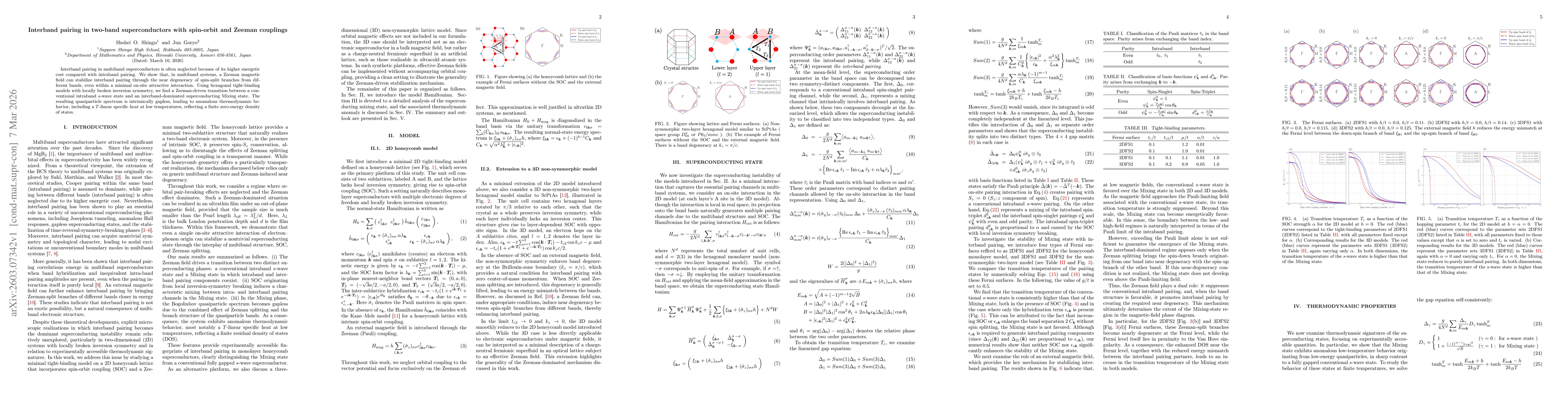 Thumbnail for Interband pairing in two-band superconductors with spin-orbit and Zeeman couplings