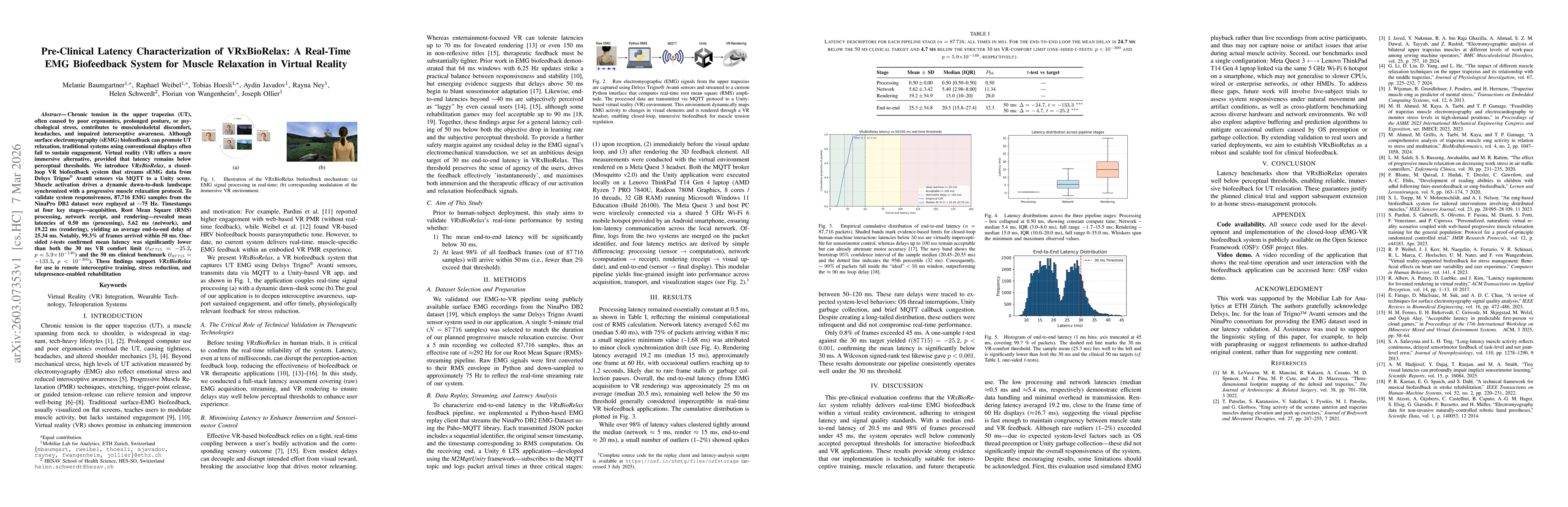 Thumbnail for Pre-Clinical Latency Characterization of VRxBioRelax: A Real-Time EMG Biofeedback System for Muscle Relaxation in Virtual Reality