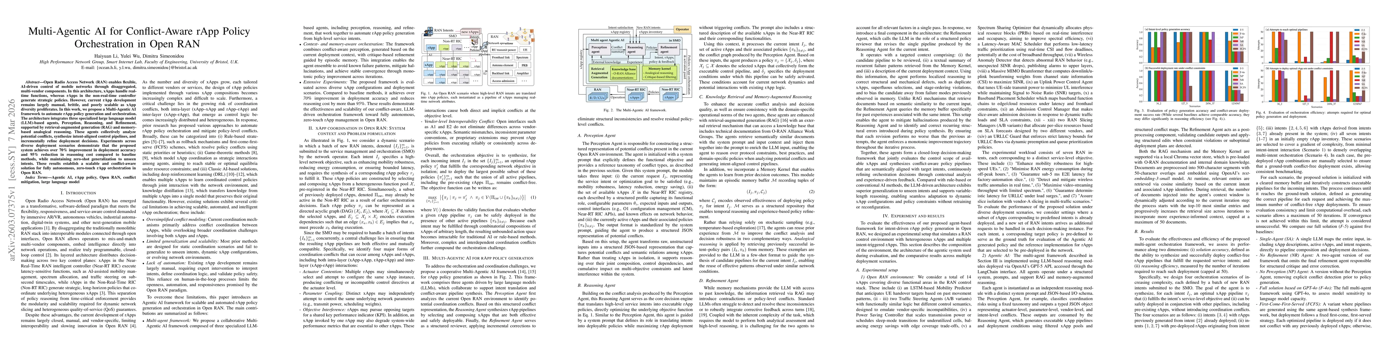 Thumbnail for Multi-Agentic AI for Conflict-Aware rApp Policy Orchestration in Open RAN