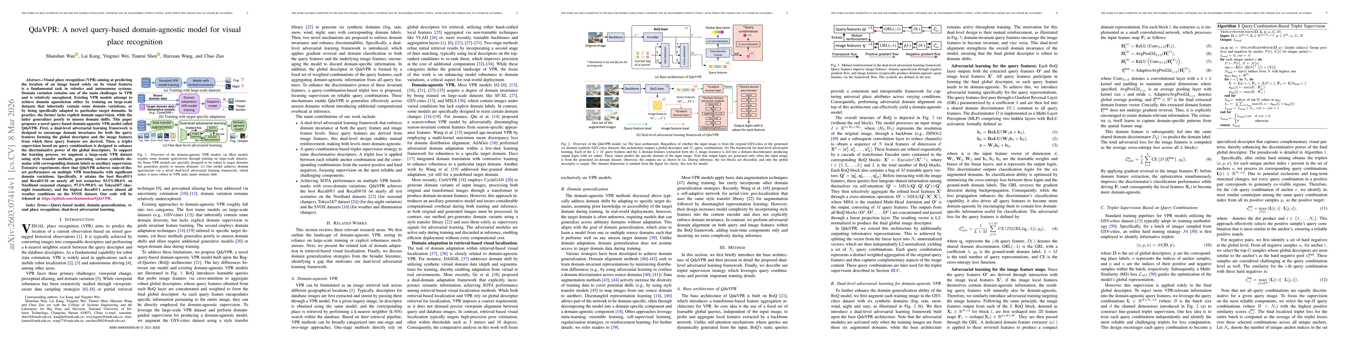 Thumbnail for QdaVPR: A novel query-based domain-agnostic model for visual place recognition
