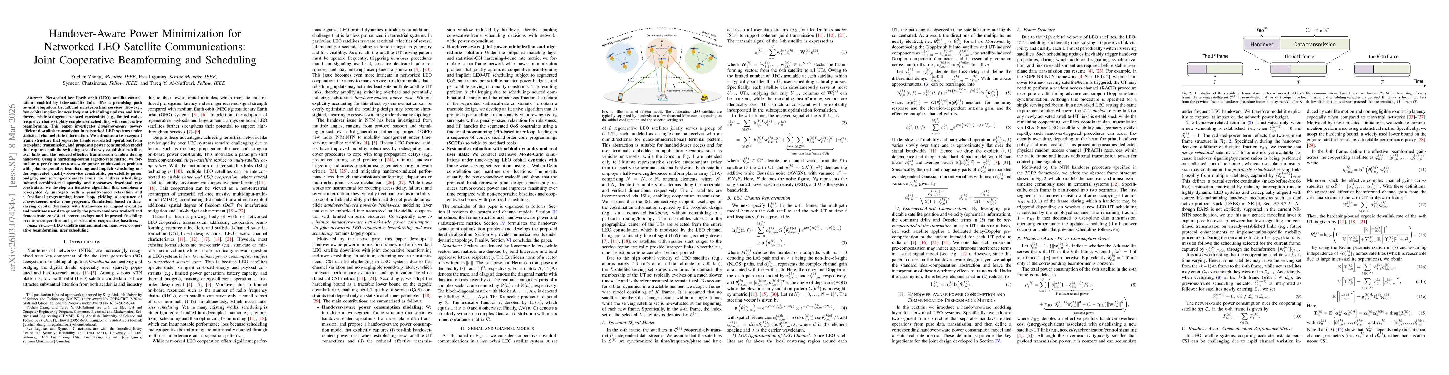Thumbnail for Handover-Aware Power Minimization for Networked LEO Satellite Communications: Joint Cooperative Beamforming and Scheduling
