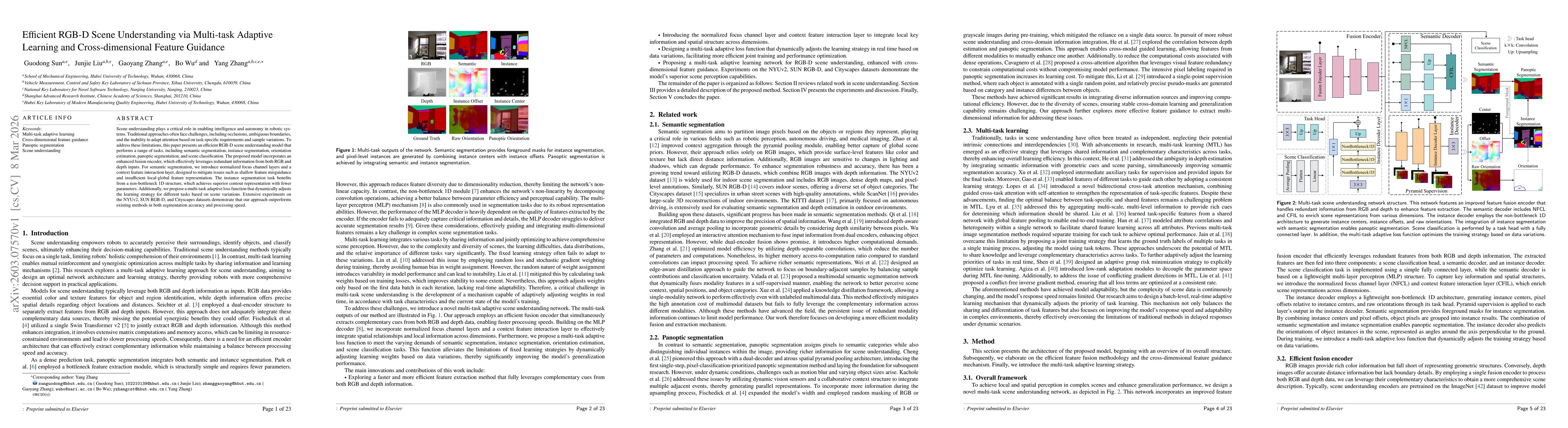 Thumbnail for Efficient RGB-D Scene Understanding via Multi-task Adaptive Learning and Cross-dimensional Feature Guidance