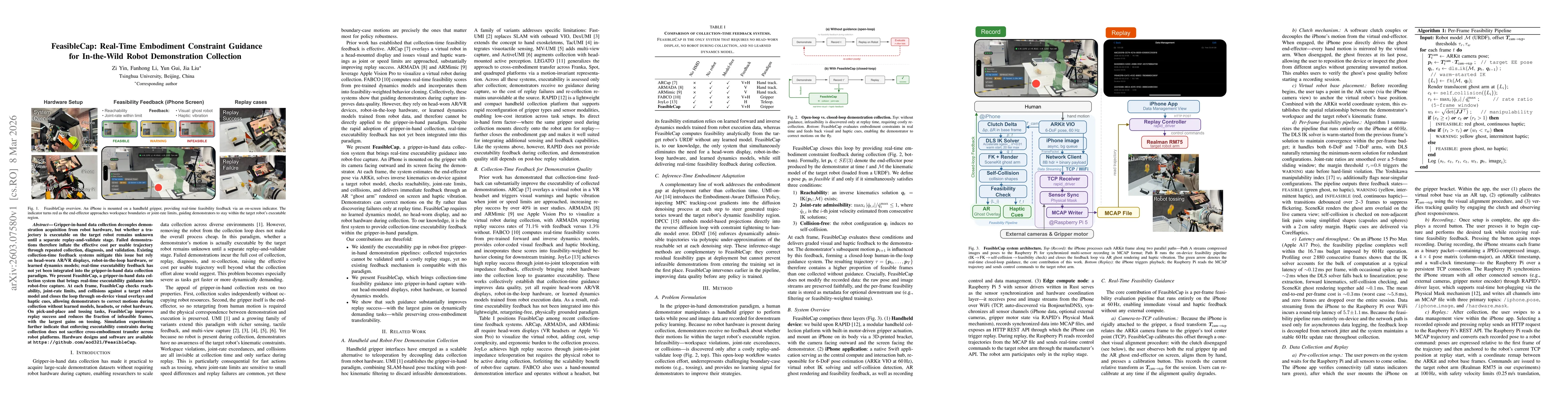 Thumbnail for FeasibleCap: Real-Time Embodiment Constraint Guidance for In-the-Wild Robot Demonstration Collection