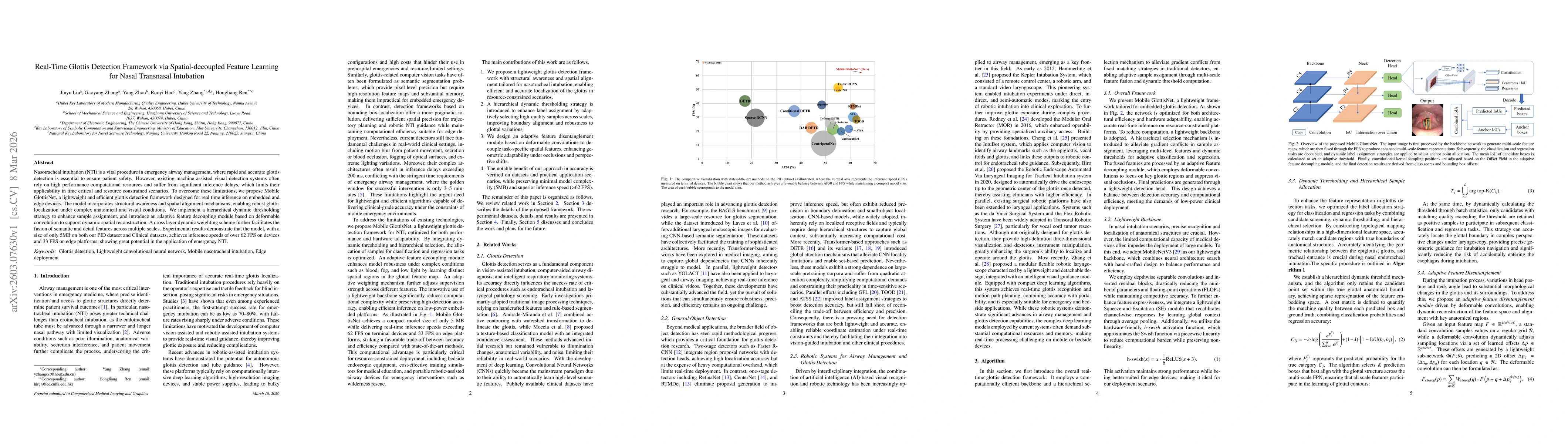 Thumbnail for Real-Time Glottis Detection Framework via Spatial-decoupled Feature Learning for Nasal Transnasal Intubation