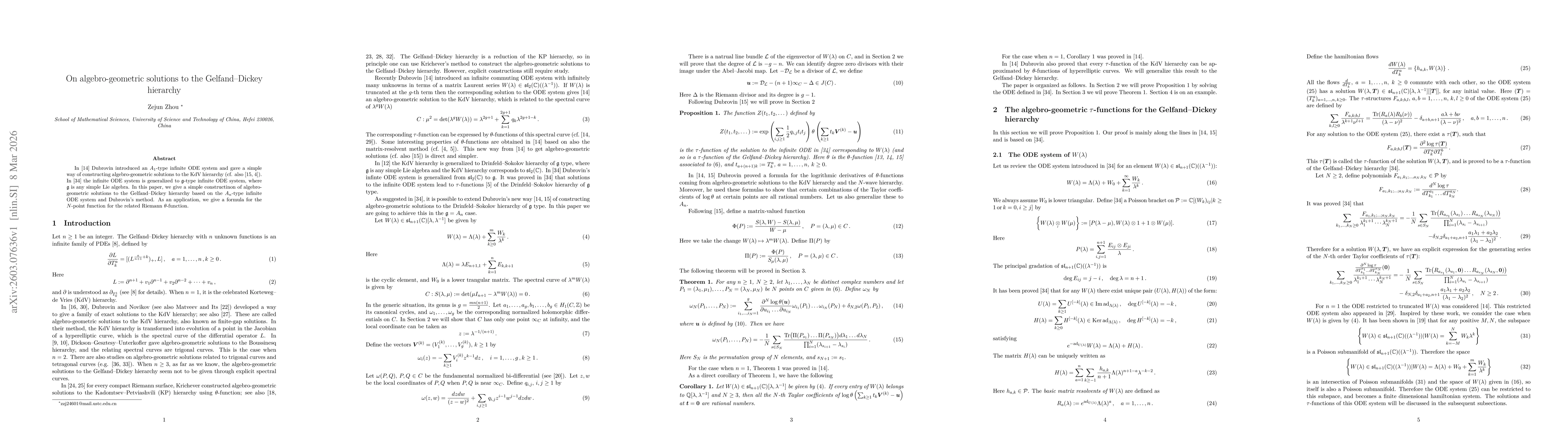 Thumbnail for On algebro-geometric solutions to the Gelfand--Dickey hierarchy
