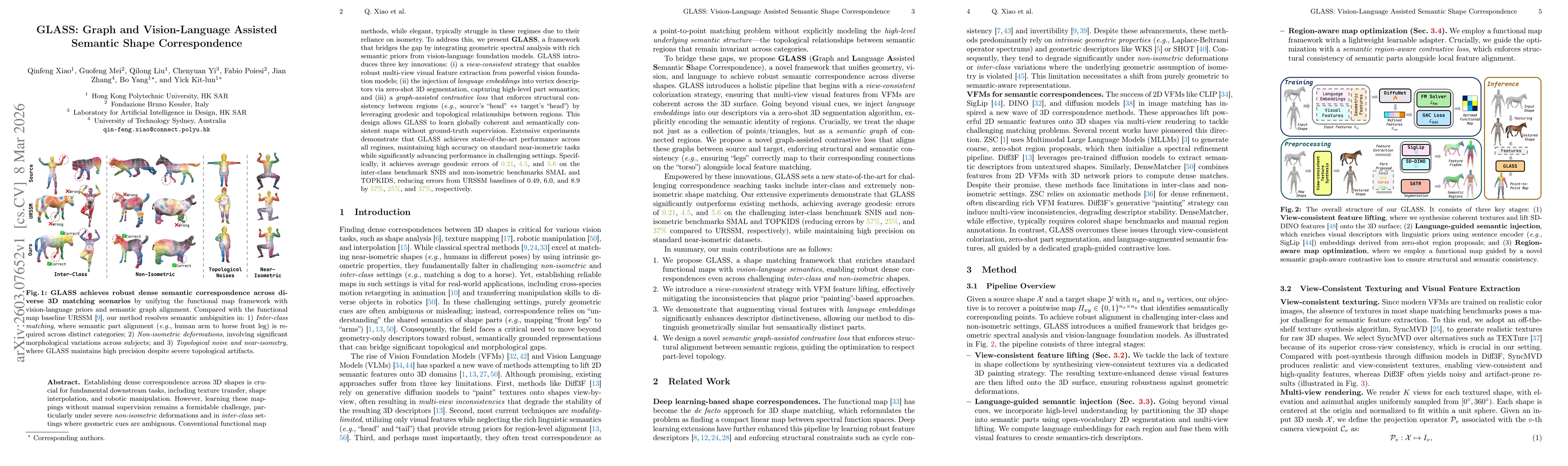 Thumbnail for GLASS: Graph and Vision-Language Assisted Semantic Shape Correspondence