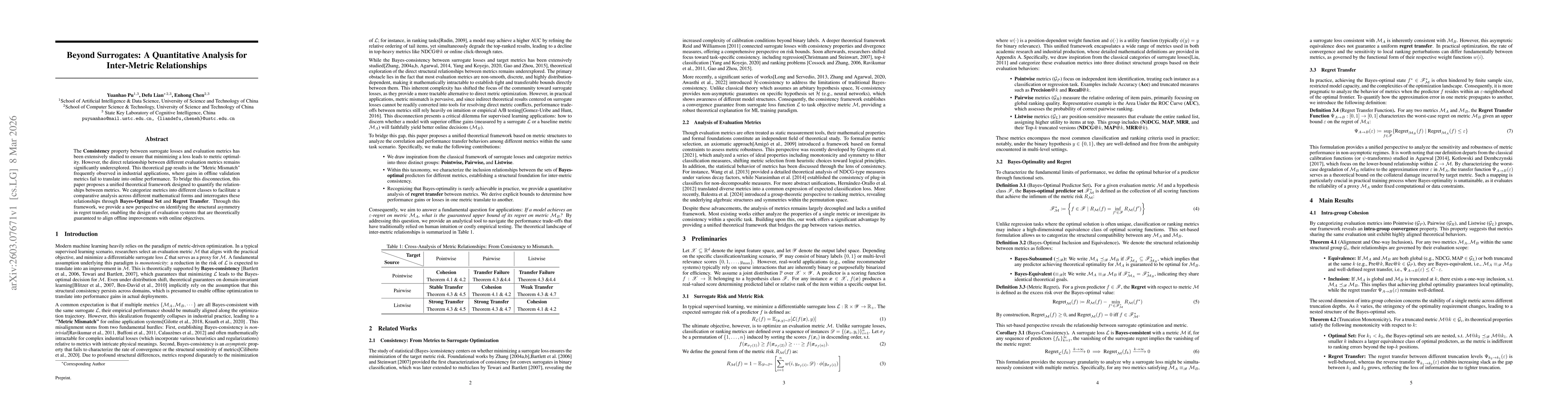 Thumbnail for Beyond Surrogates: A Quantitative Analysis for Inter-Metric Relationships