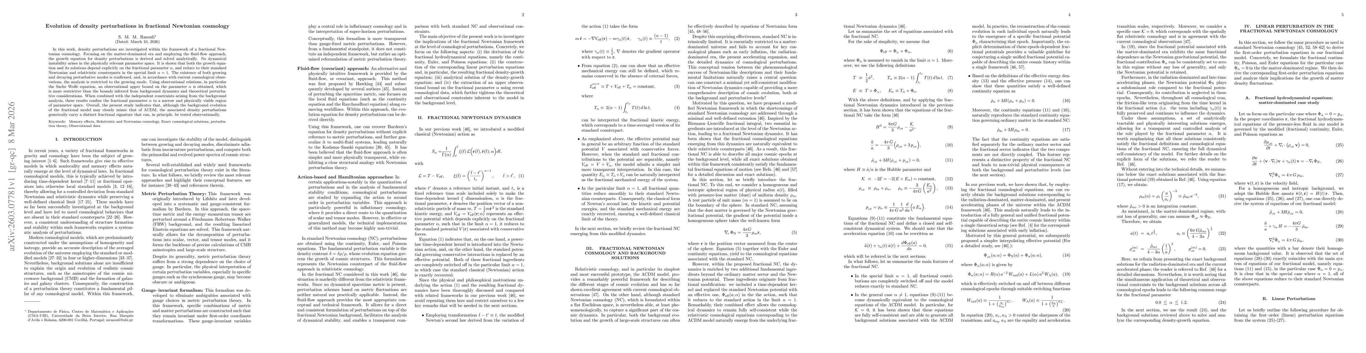 Thumbnail for Evolution of density perturbations in fractional Newtonian cosmology