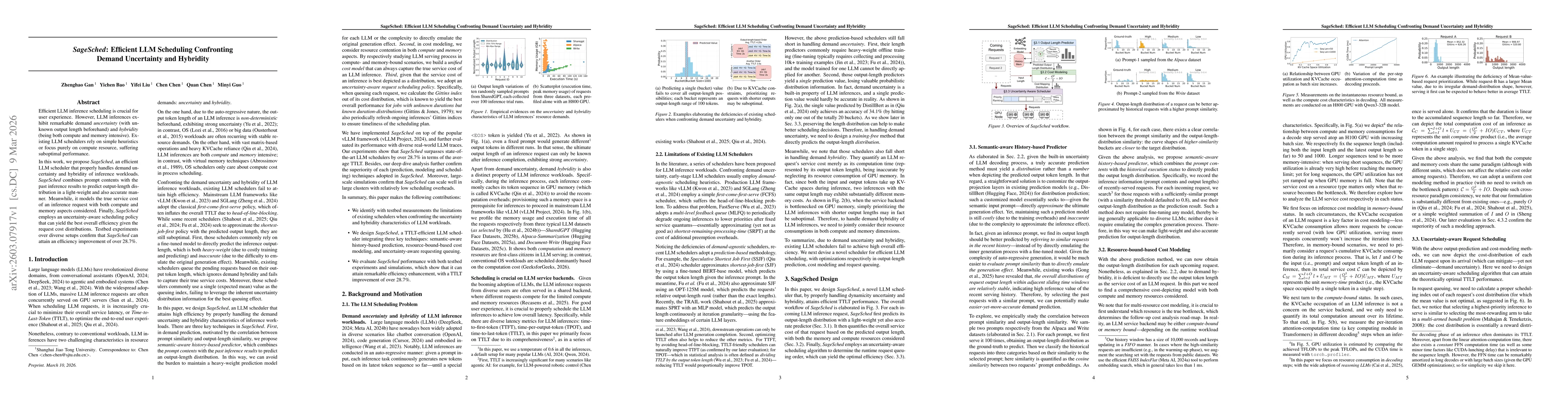 Thumbnail for SageSched: Efficient LLM Scheduling Confronting Demand Uncertainty and Hybridity