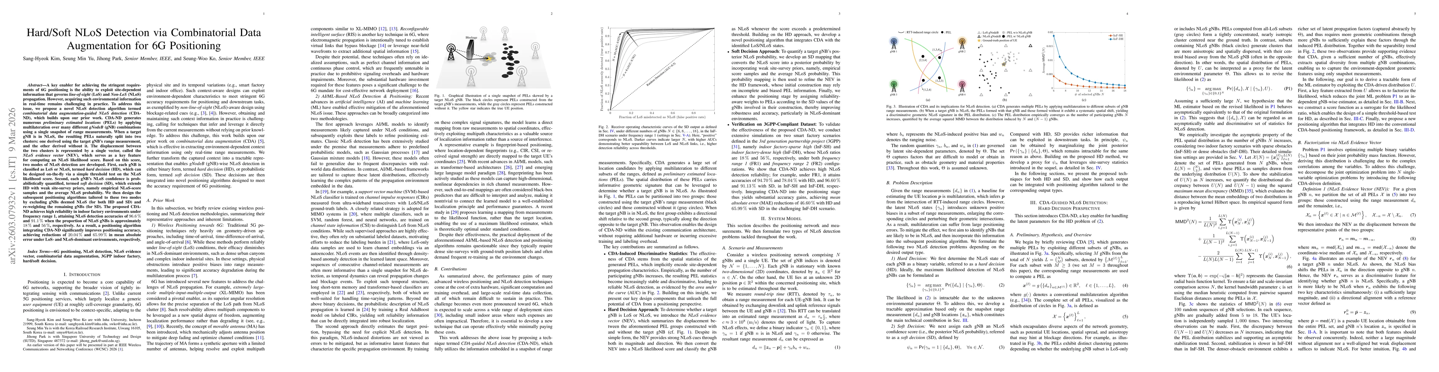 Thumbnail for Hard/Soft NLoS Detection via Combinatorial Data Augmentation for 6G Positioning