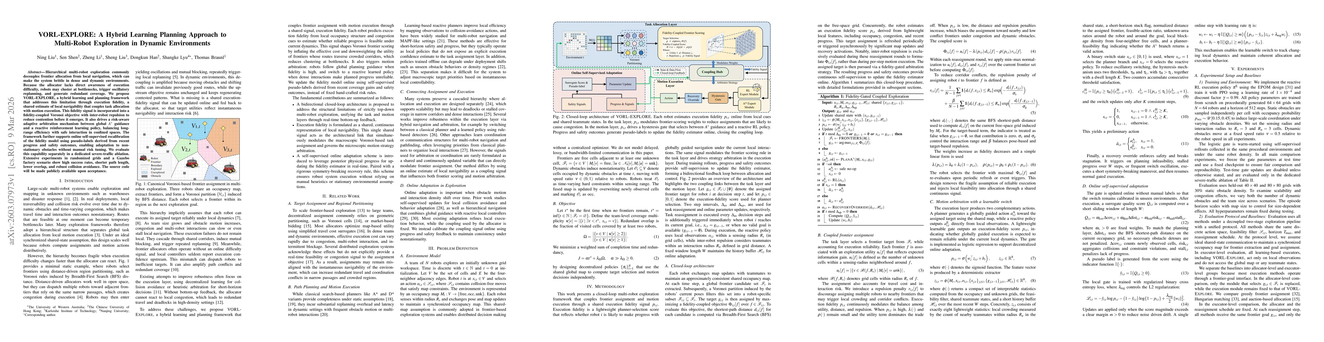 Thumbnail for VORL-EXPLORE: A Hybrid Learning Planning Approach to Multi-Robot Exploration in Dynamic Environments