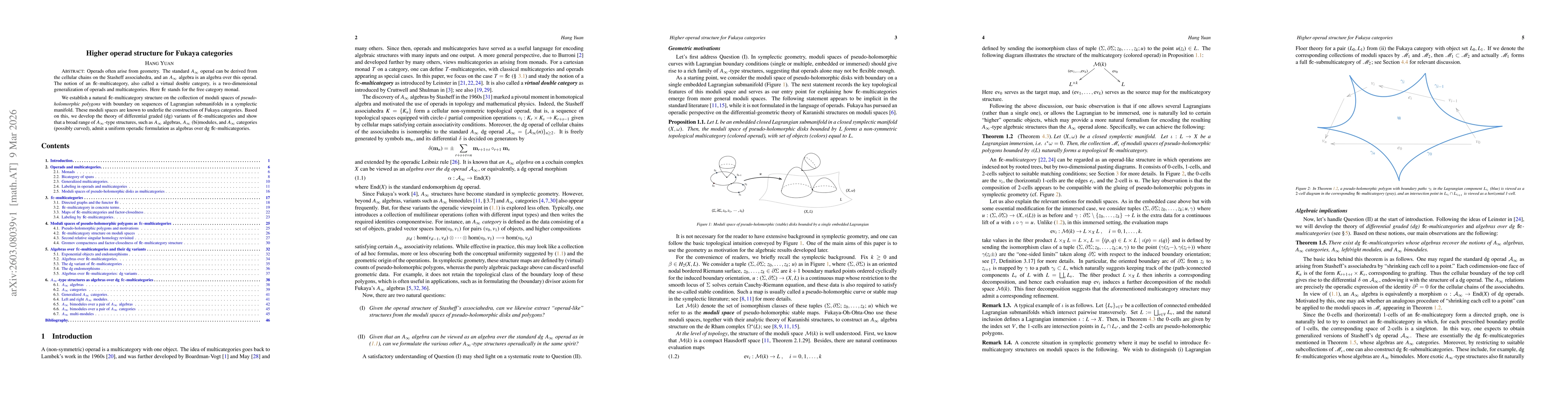 Thumbnail for Higher operad structure for Fukaya categories