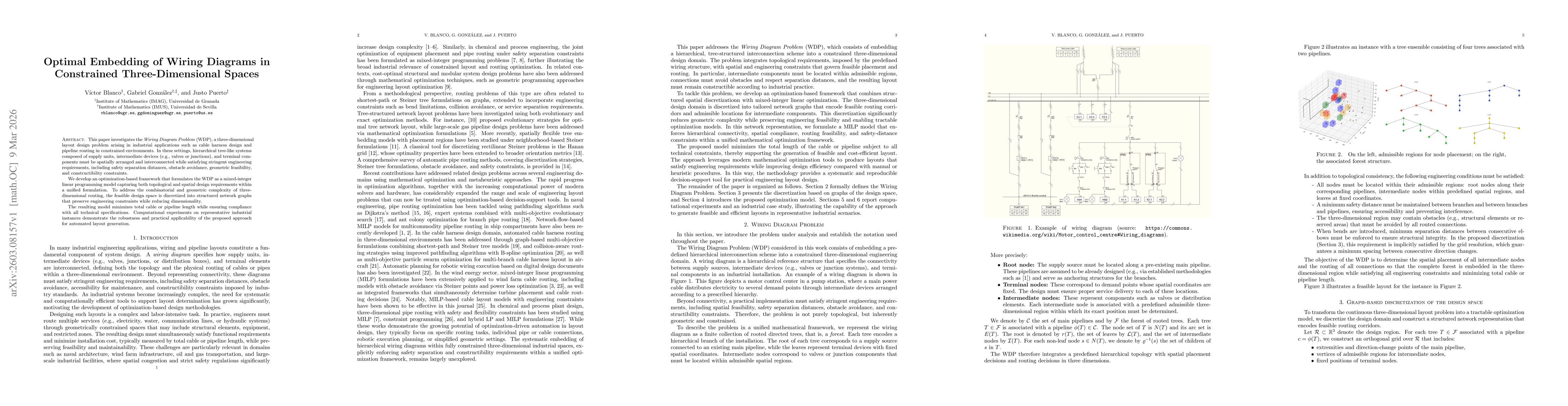 Thumbnail for Optimal Embedding of Wiring Diagrams in Constrained Three-Dimensional Spaces