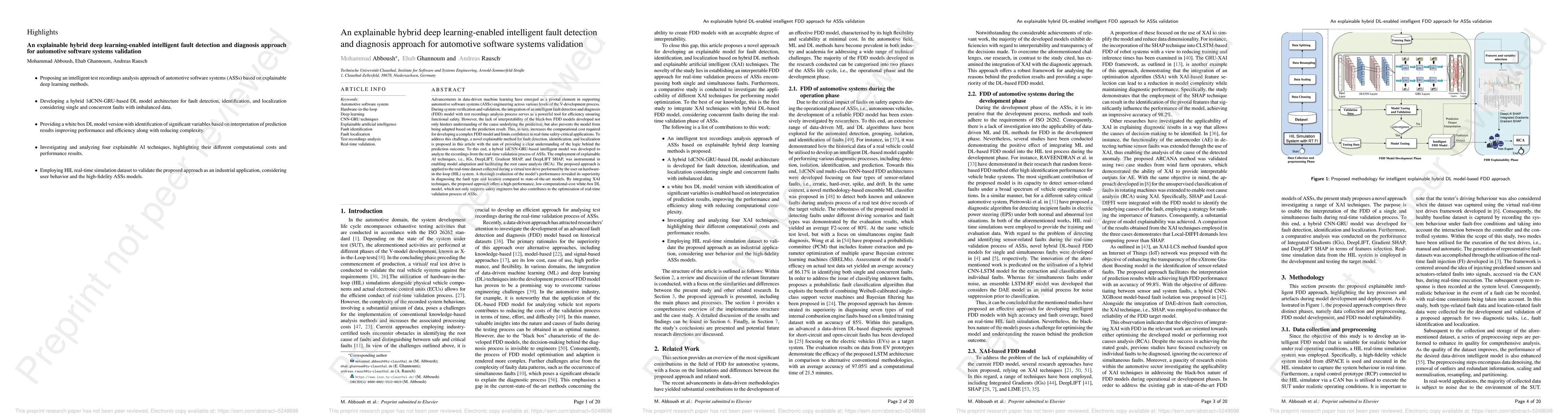 Thumbnail for An explainable hybrid deep learning-enabled intelligent fault detection and diagnosis approach for automotive software systems validation