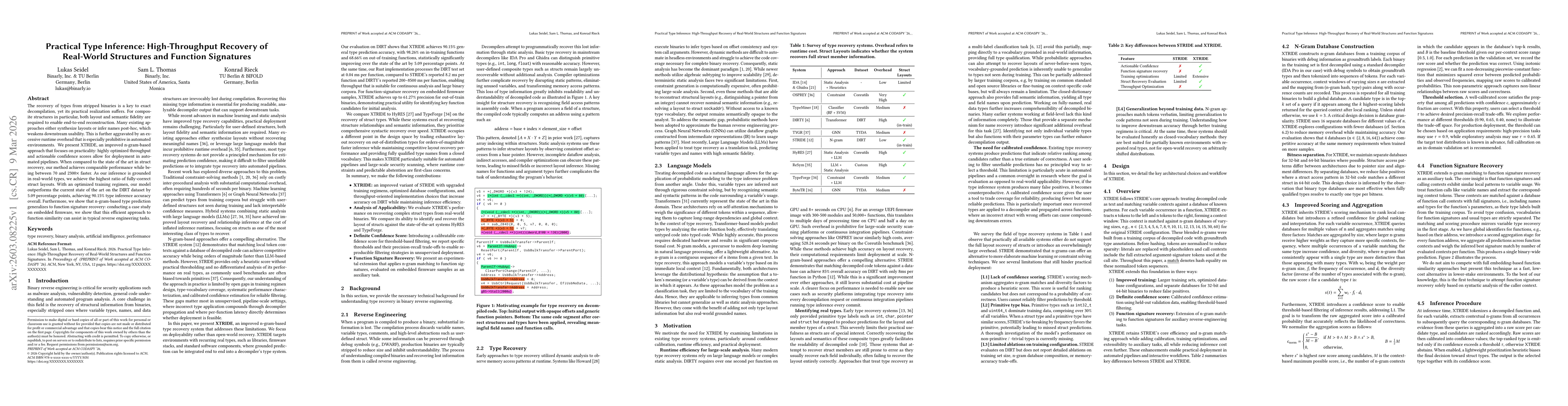 Thumbnail for Practical Type Inference: High-Throughput Recovery of Real-World Structures and Function Signatures