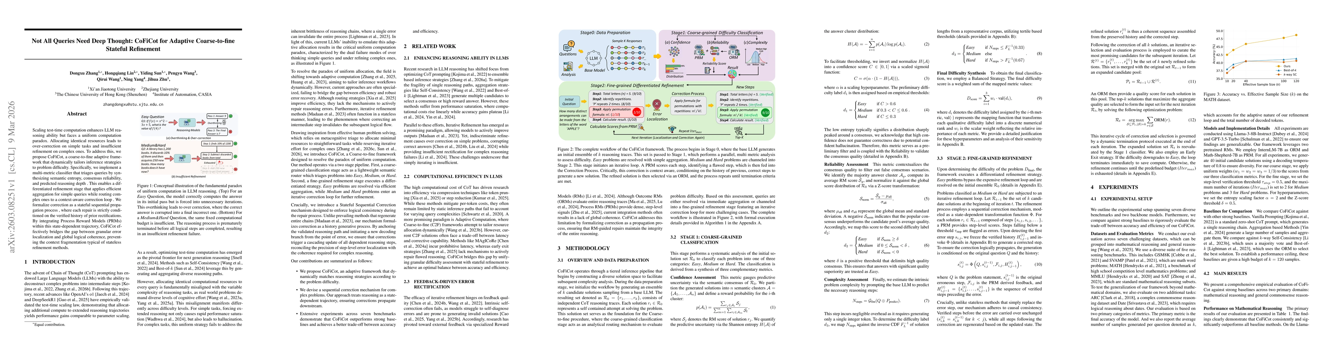 Thumbnail for Not All Queries Need Deep Thought: CoFiCot for Adaptive Coarse-to-fine Stateful Refinement