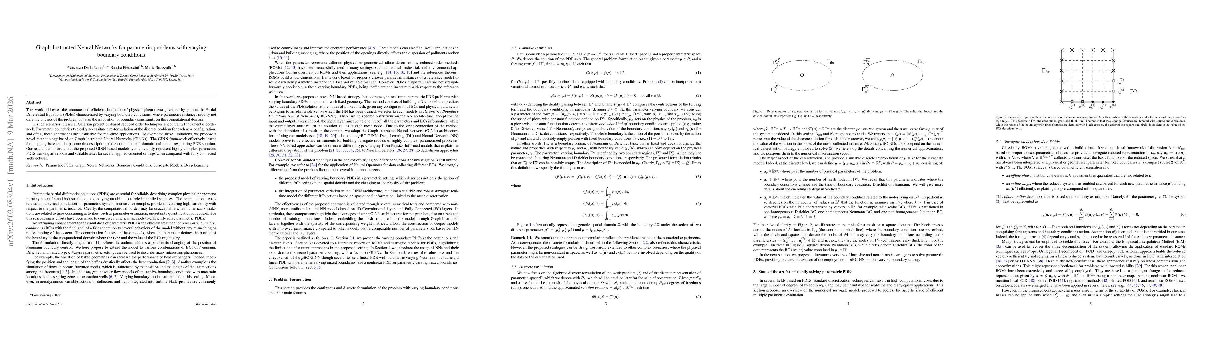 Thumbnail for Graph-Instructed Neural Networks for parametric problems with varying boundary conditions