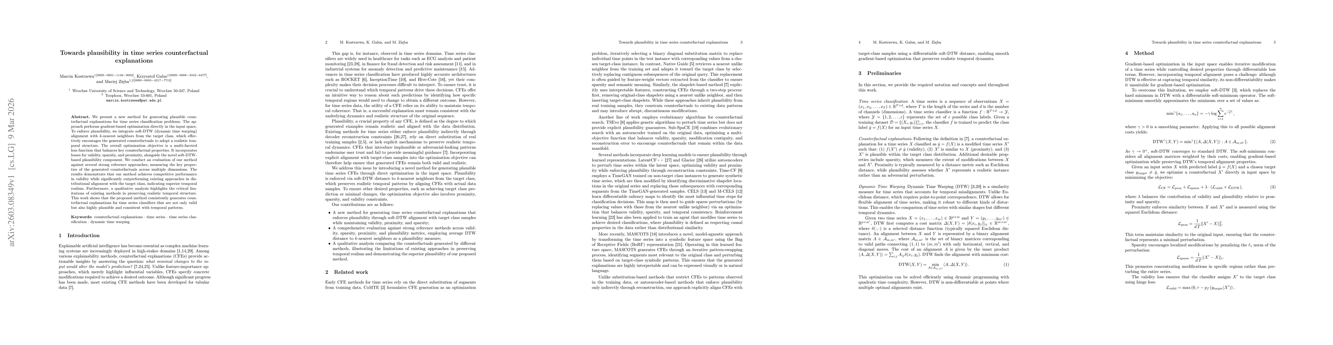 Thumbnail for Towards plausibility in time series counterfactual explanations