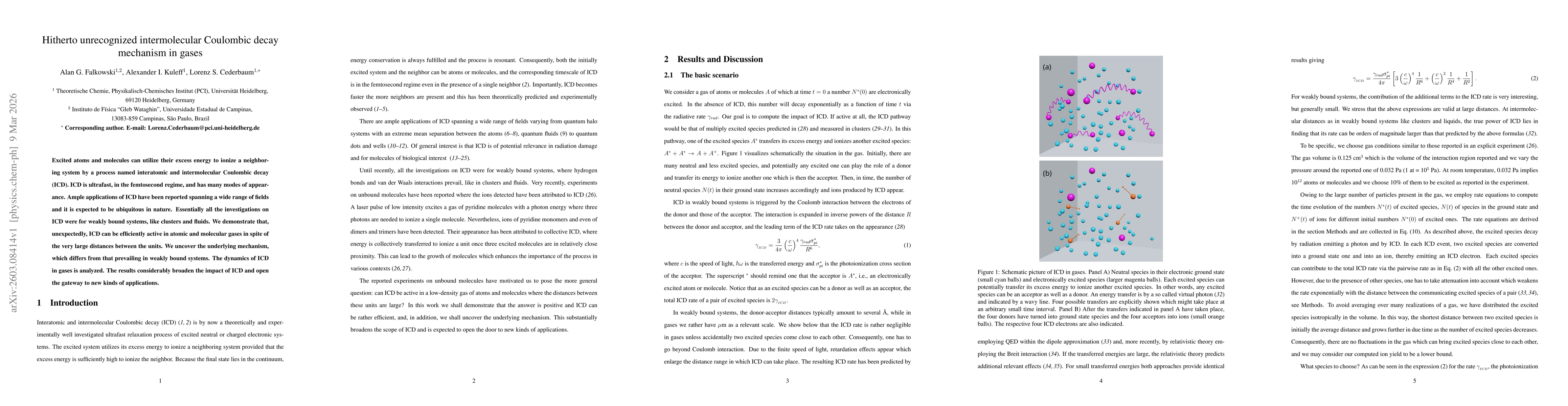 Thumbnail for Hitherto unrecognized intermolecular Coulombic decay mechanism in gases