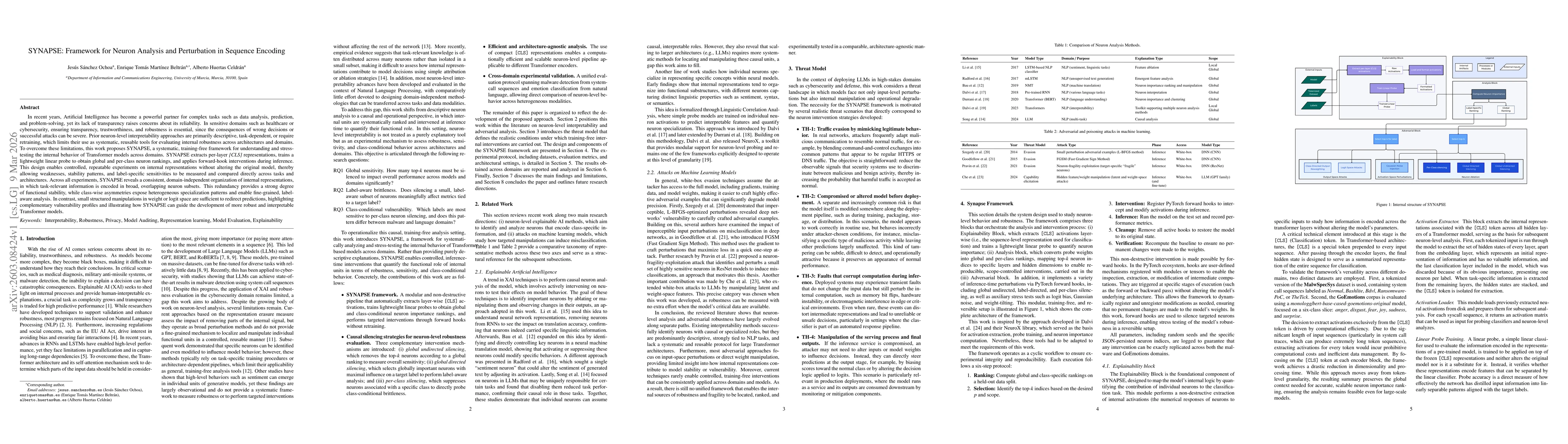 Thumbnail for SYNAPSE: Framework for Neuron Analysis and Perturbation in Sequence Encoding