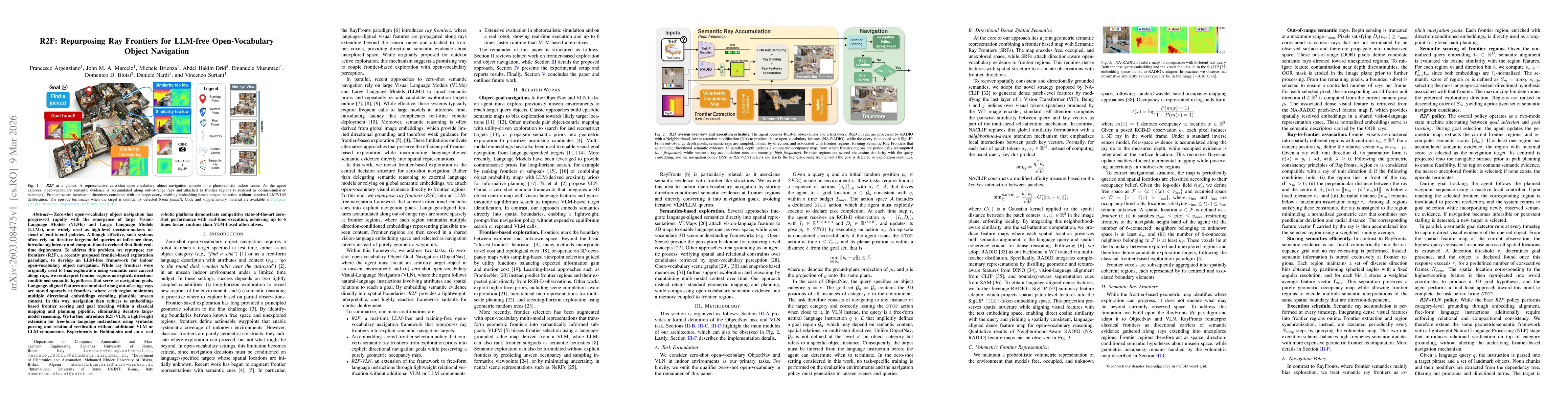 Thumbnail for R2F: Repurposing Ray Frontiers for LLM-free Object Navigation