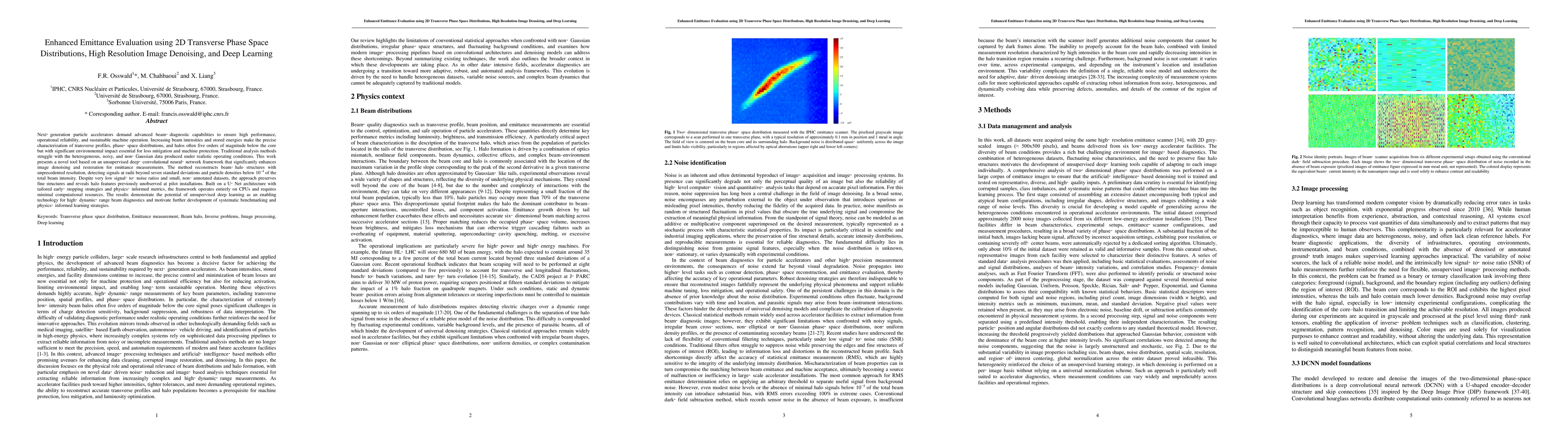 Thumbnail for Enhanced Emittance Evaluation using 2D Transverse Phase Space Distributions, High Resolution Image Denoising, and Deep Learning