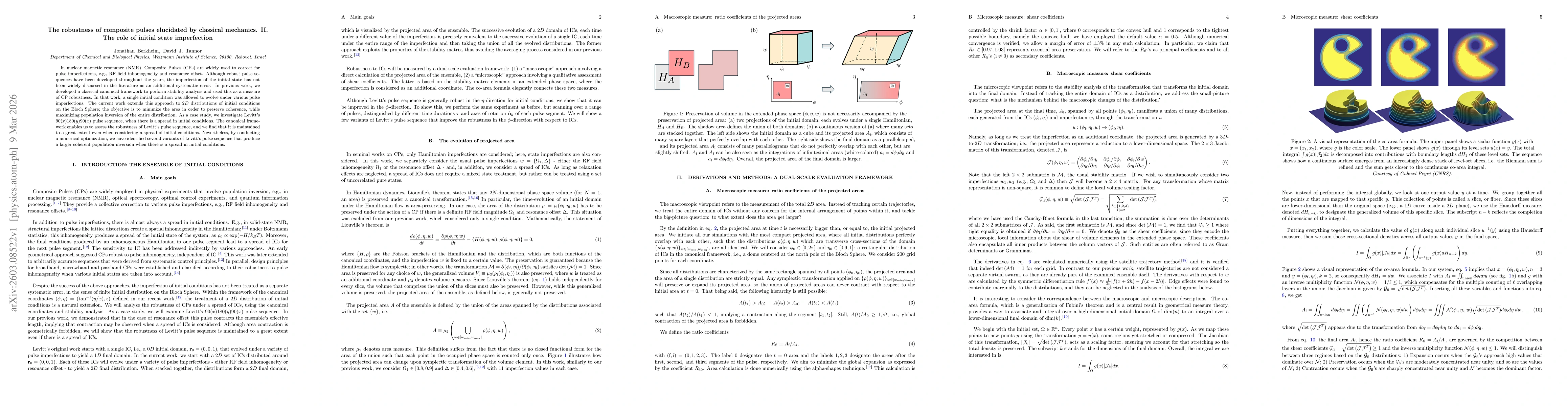 Thumbnail for The robustness of composite pulses elucidated by classical mechanics. II. The role of initial state imperfection