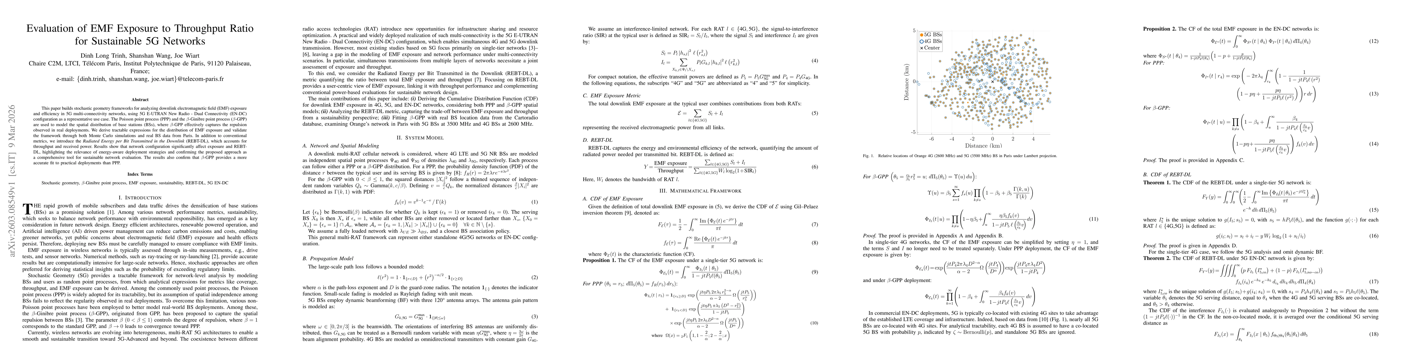 Thumbnail for Evaluation of EMF Exposure to Throughput Ratio for Sustainable 5G Networks