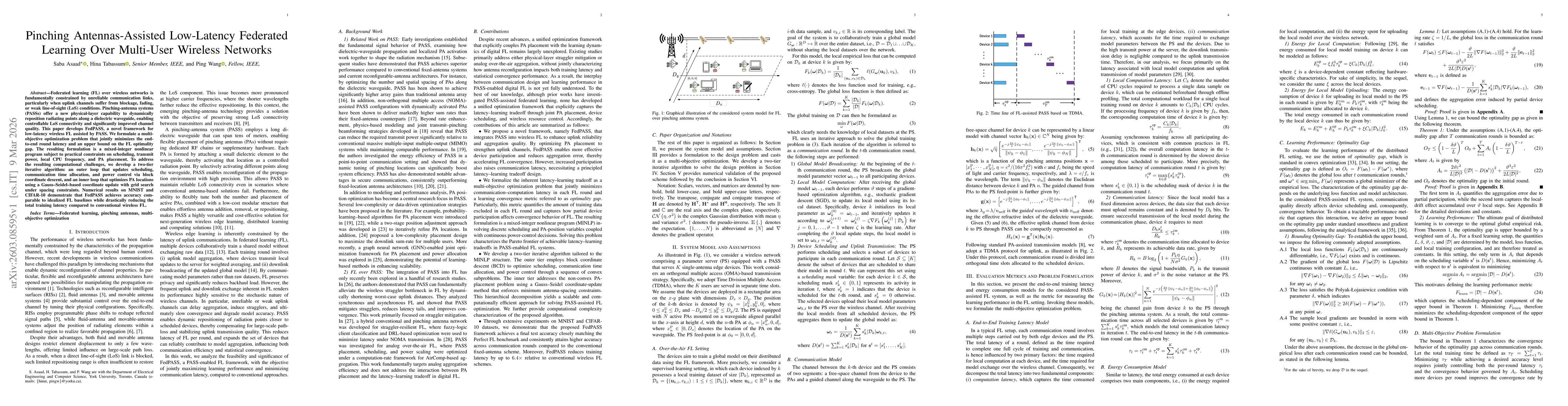 Thumbnail for Pinching Antennas-Assisted Low-Latency Federated Learning Over Multi-User Wireless Networks