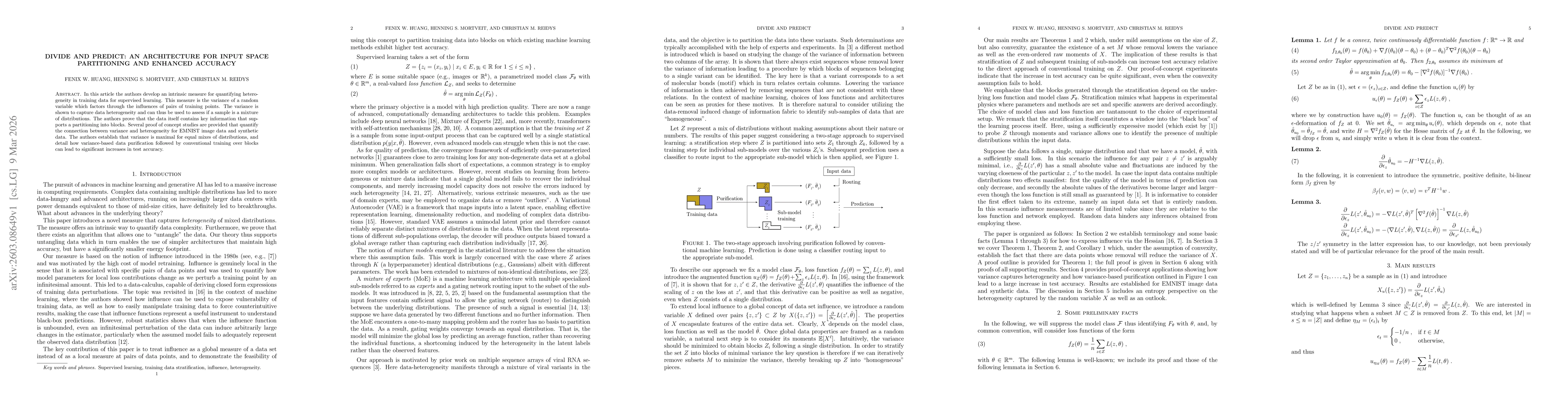 Thumbnail for Divide and Predict: An Architecture for Input Space Partitioning and Enhanced Accuracy