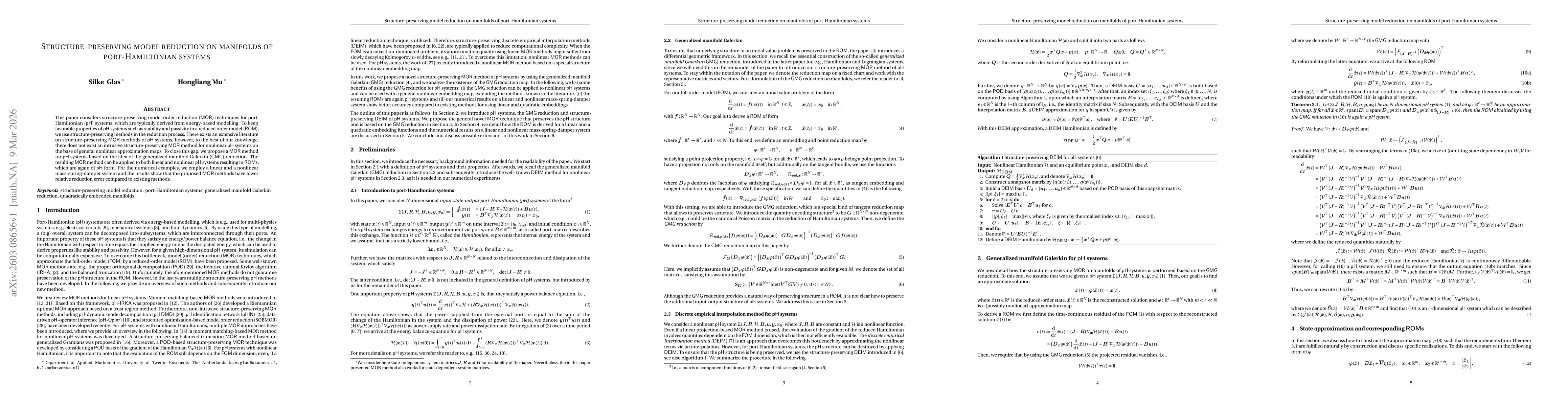 Thumbnail for Structure-preserving model reduction on manifolds of port-Hamiltonian systems