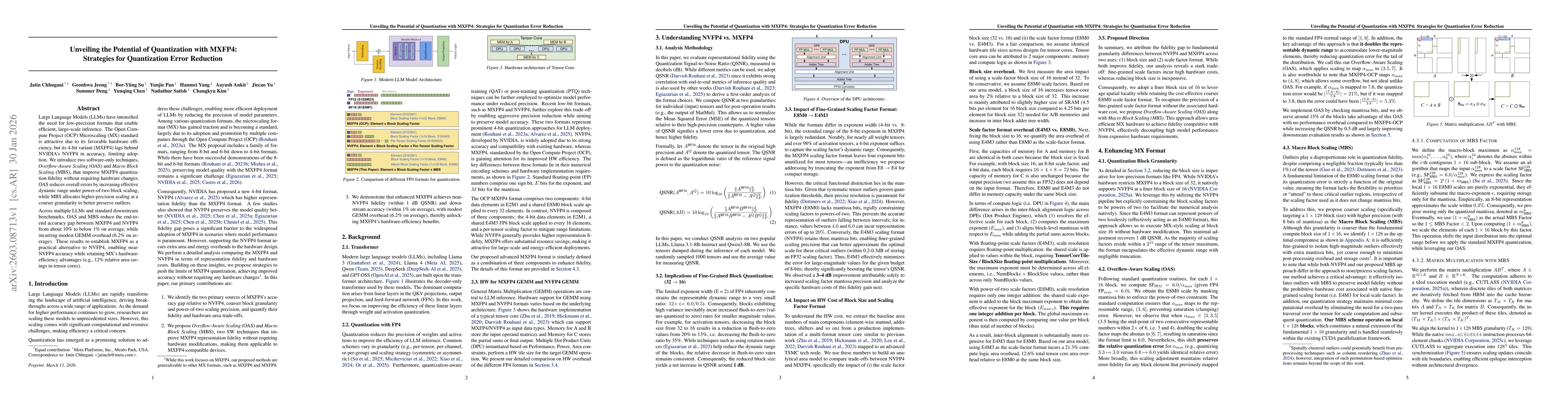 Thumbnail for Unveiling the Potential of Quantization with MXFP4: Strategies for Quantization Error Reduction