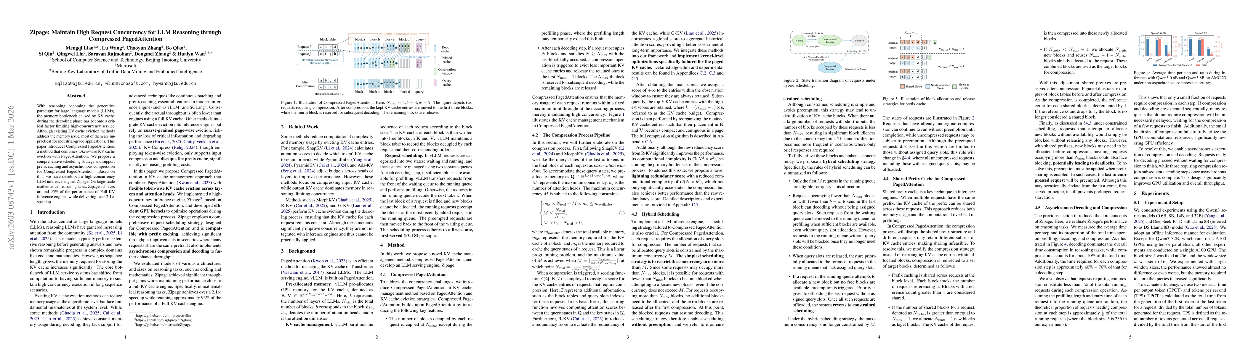 Thumbnail for Zipage: Maintain High Request Concurrency for LLM Reasoning through Compressed PagedAttention