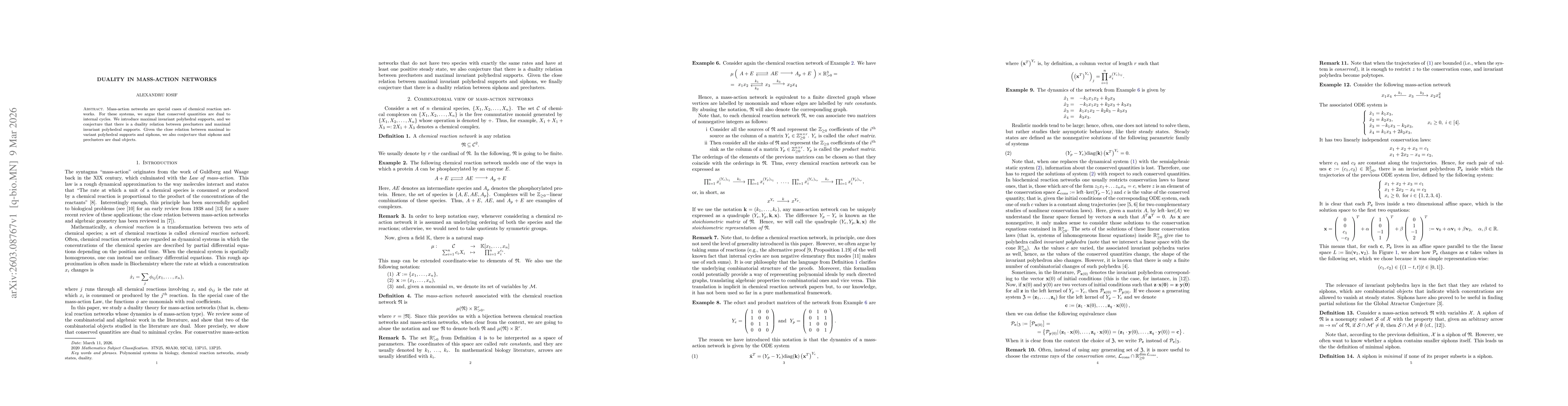Thumbnail for Duality in mass-action networks