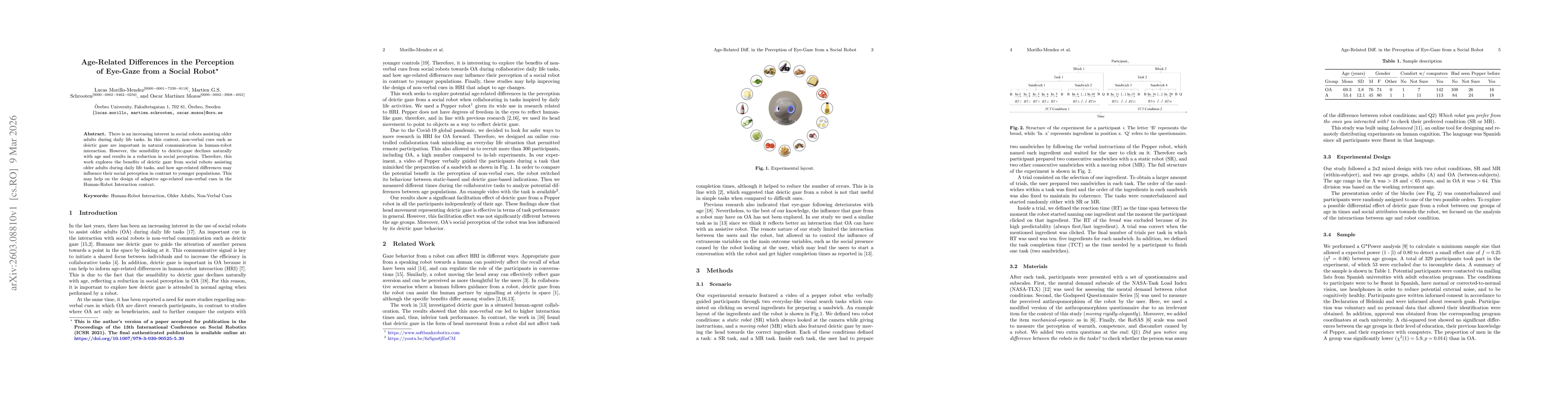 Thumbnail for Age-Related Differences in the Perception of Eye-Gaze from a Social Robot