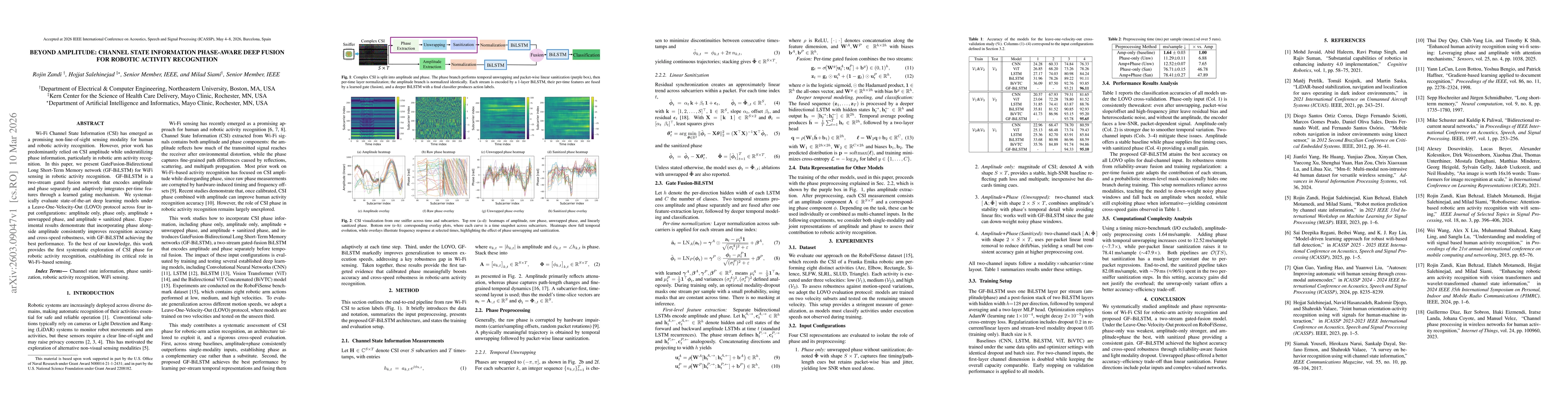 Thumbnail for Beyond Amplitude: Channel State Information Phase-Aware Deep Fusion for Robotic Activity Recognition