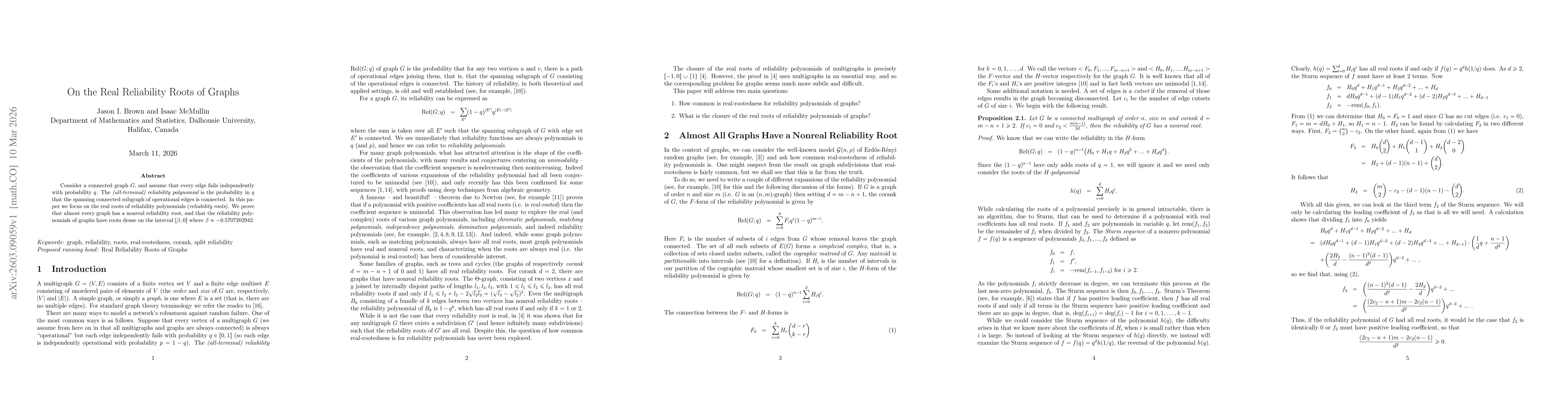 Thumbnail for On the Real Reliability Roots of Graphs