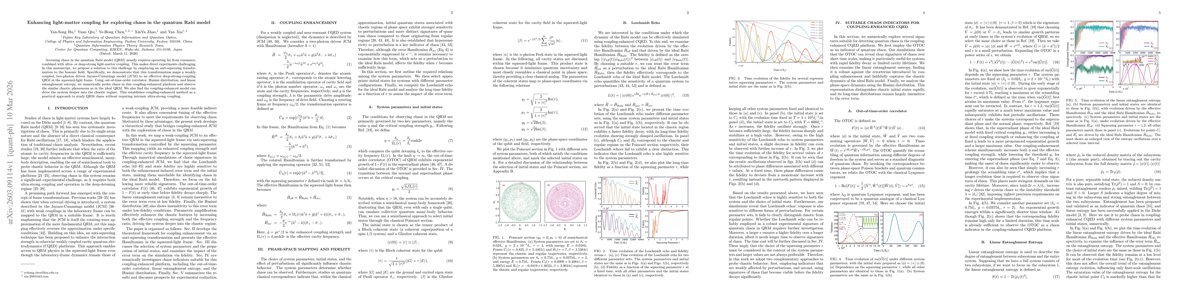Thumbnail for Enhancing light-matter coupling for exploring chaos in the quantum Rabi model