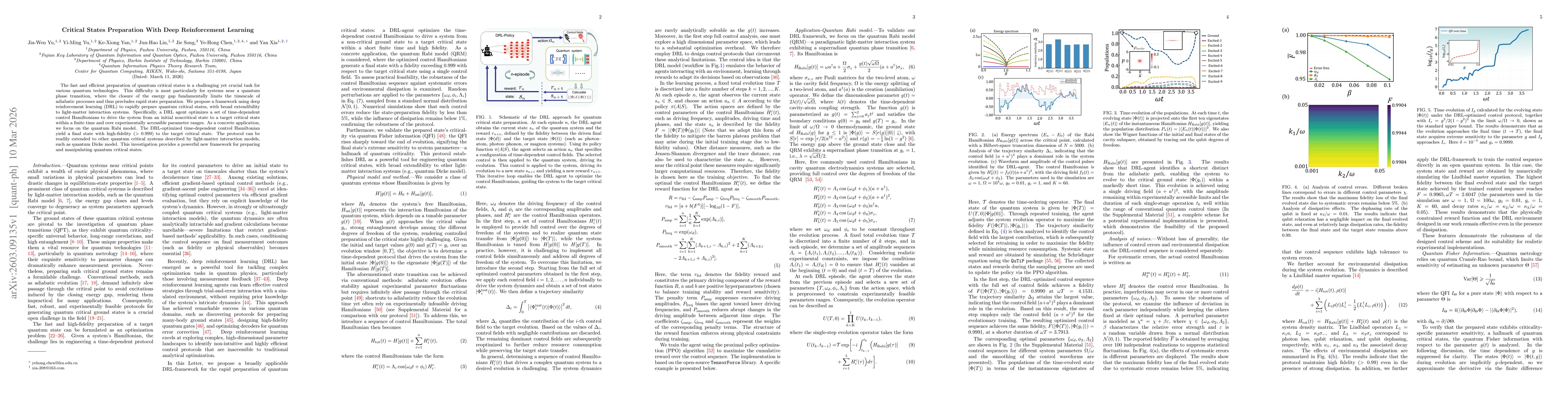 Thumbnail for Critical States Preparation With Deep Reinforcement Learning