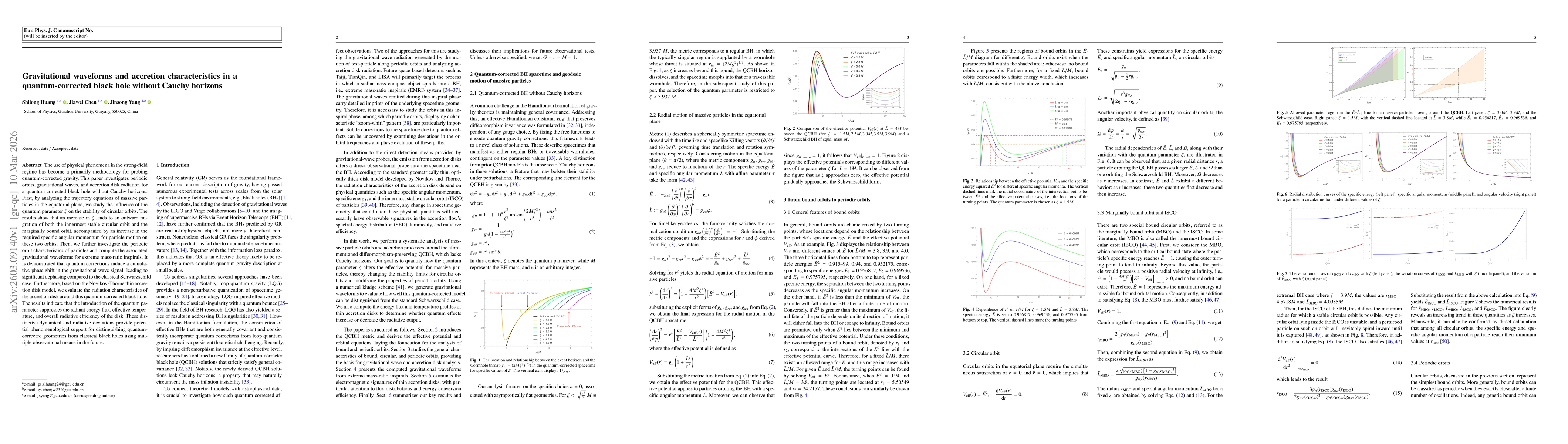 Thumbnail for Gravitational waveforms and accretion characteristics in a quantum-corrected black hole without Cauchy horizons
